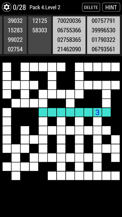 Number Fit Puzzle Game Screenshot