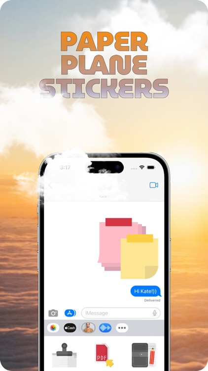 Paper Plane stickers