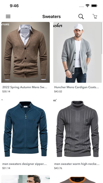 Cheap Men Fashion Shop Online Screenshot