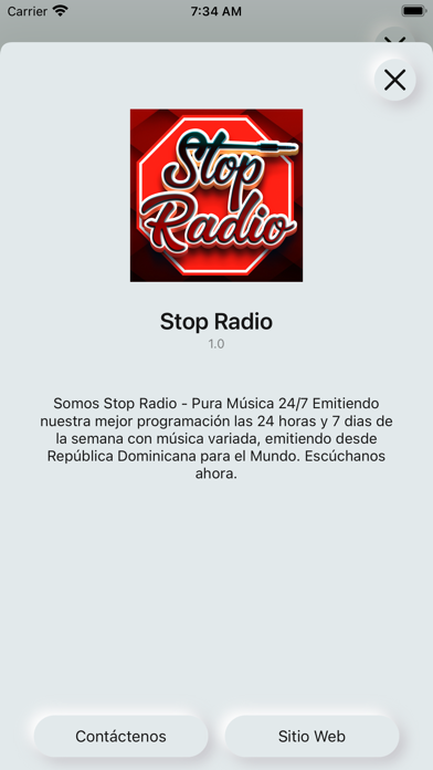 Stop Radio Screenshot