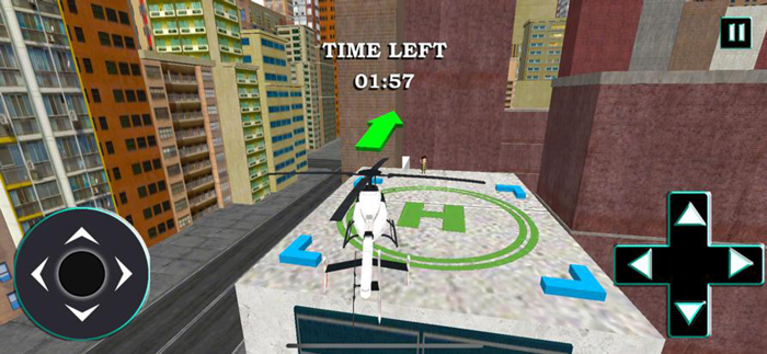 Helicopter City Race Simulator
