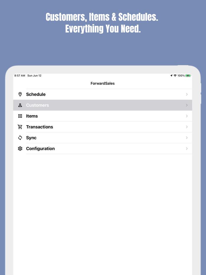 ForwardSales - Sales App