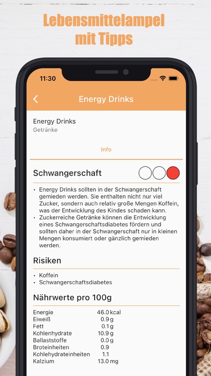 MIMBA Ernährung für Schwangere screenshot-3