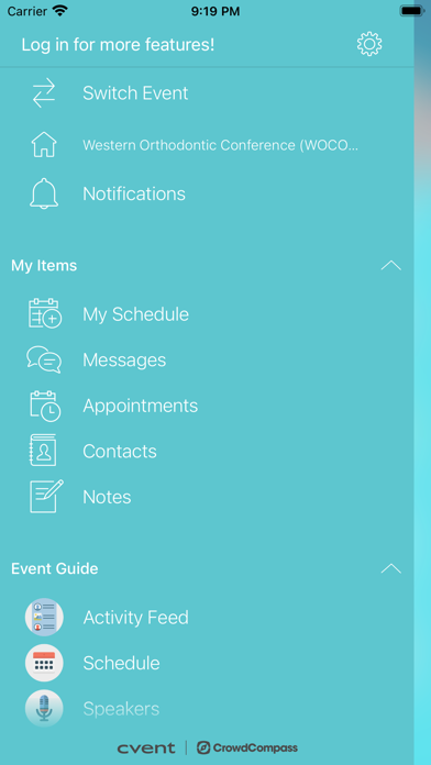 Western Orthodontic Conference Screenshot