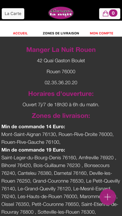 Manger La Nuit Rouen Screenshot