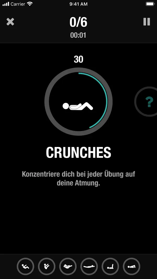 Streaks Workout iPhone App Screenshot 3 – Gesundheit & Fitness