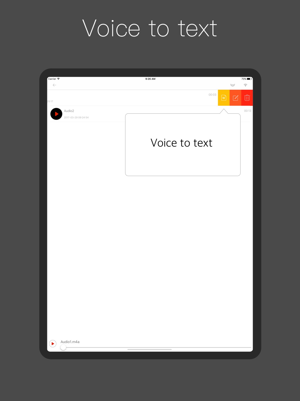 Voice Recorder ⁺ Recording ipad screenshot 3