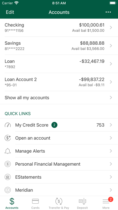 First Chatham Bank Mobile Screenshot