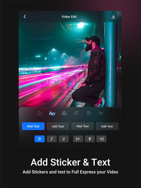 VidShow - Video Editor & Maker iPad screenshot 4 - Photo & Video app