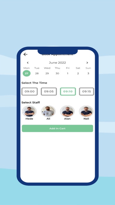 Milanos Barbers Screenshot