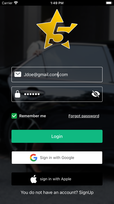 Five Star Cab Service Screenshot