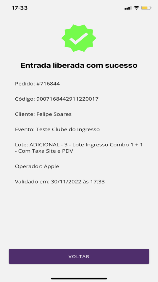 #6. Clube - Scanner (iOS) Podle: Clube do Ingresso Ltda