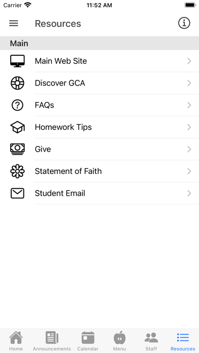 Greenwood Christian Academy Screenshot