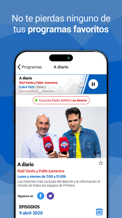 Radio MARCA Screenshot