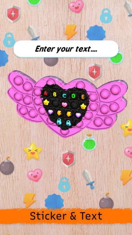 Pop It Fidget Toys 3D Coloring