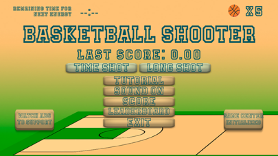 Basketball Shooter Game Screenshot