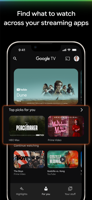 ‎Google TV: Watch Movies & TV Screenshot