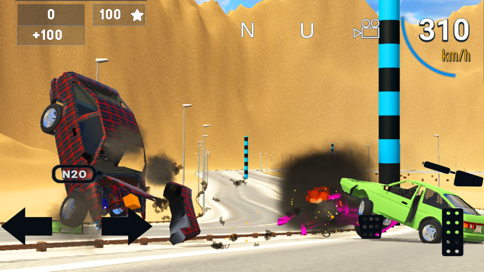 #2. Vehicle Crash Test Simulator (iOS) 由: Daniel Gazin