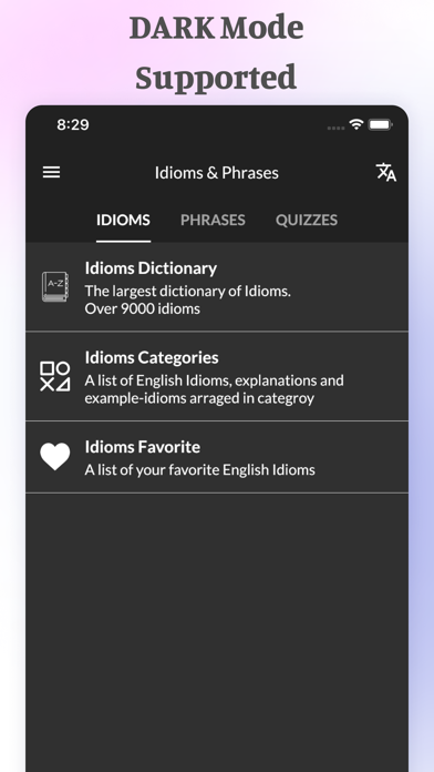 Best English Idioms & Phrases Screenshot