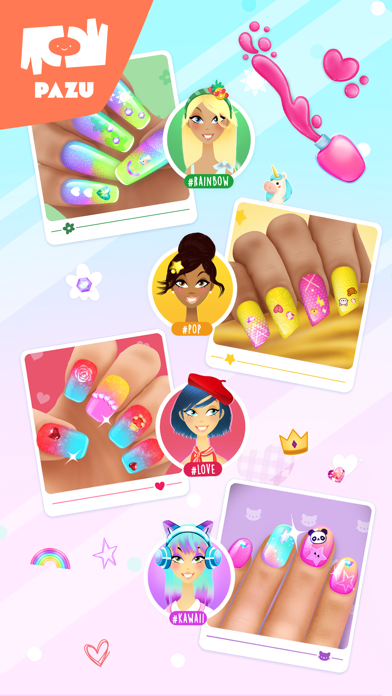 Girls Nail Salon - Kids Games Screenshot