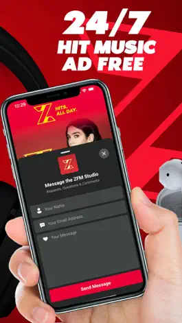 Game screenshot ZFM - 24/7 Hit Music Radio apk