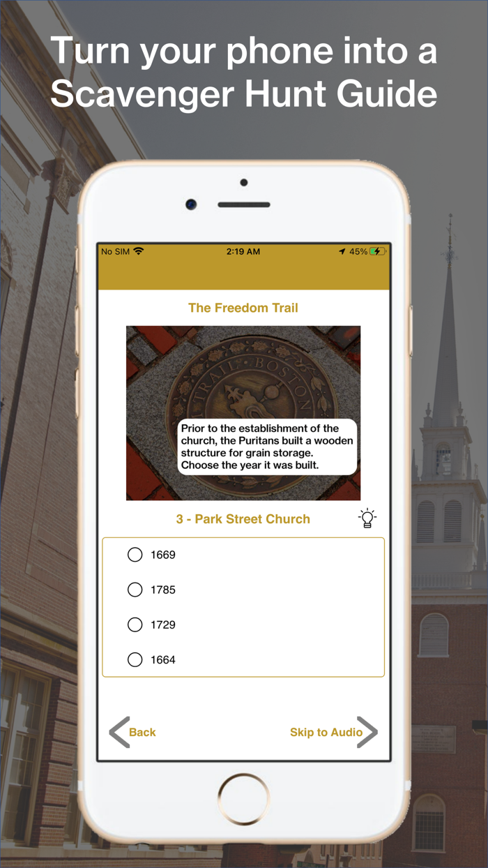 Freedom Trail Scavenger Hunt