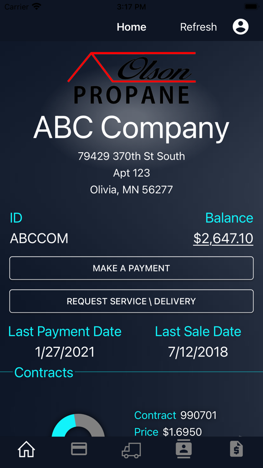 #2. Olson Propane (iOS) 由: Rural Computer Consultants, Inc.