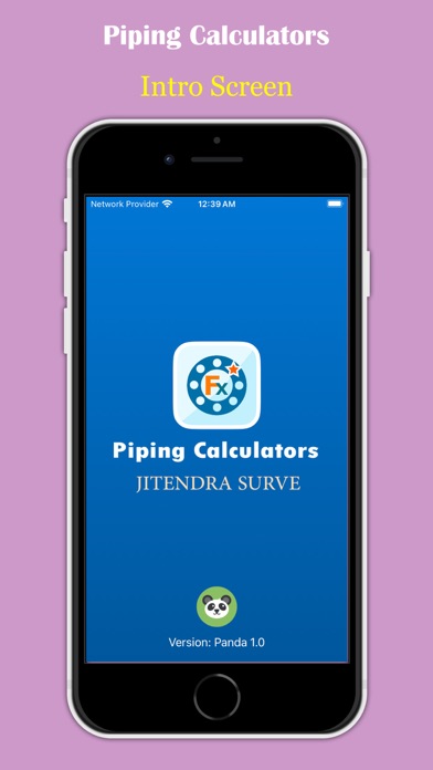 Piping Calculators Screenshot