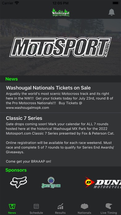 Washougal MX Screenshot