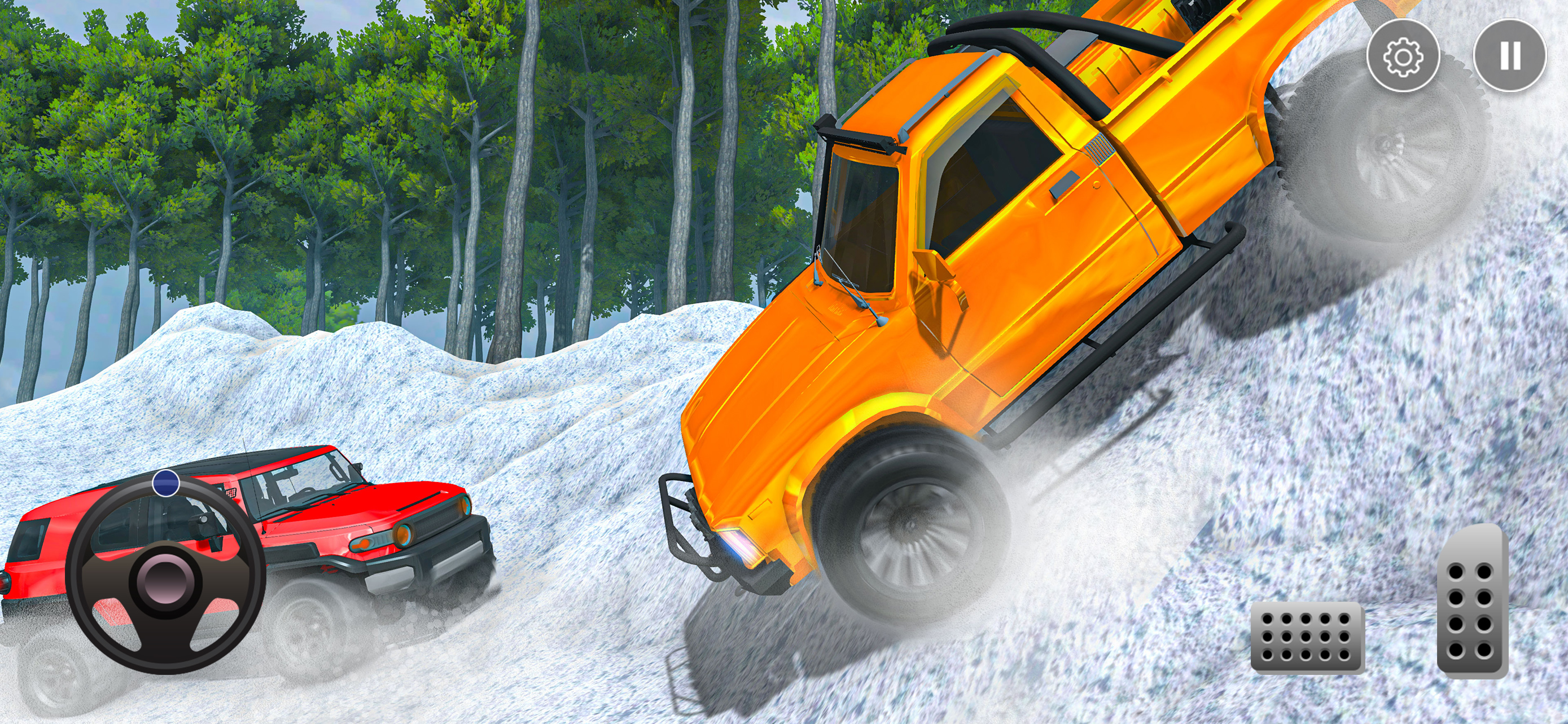 Offroad Pickup Truck Driving