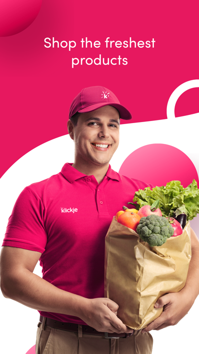 Klickje: Online Supermarket Screenshot