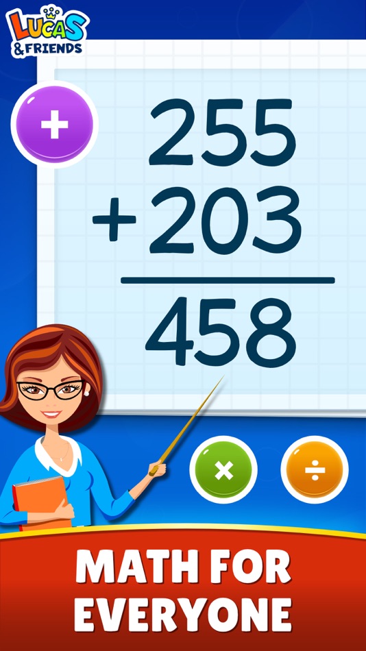 Math Games - Learn + - x ÷ - 1.3.4 - (macOS)