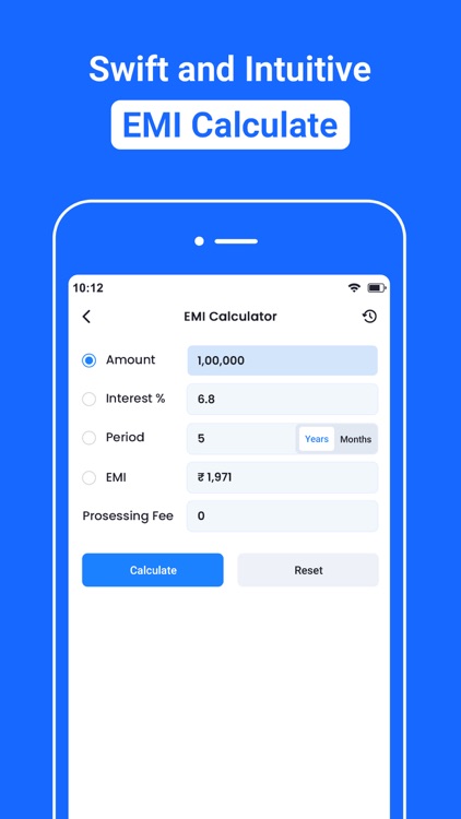 Instant Loan EMI Calculator screenshot-4