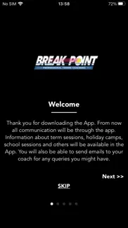 break point tennis coaching iphone screenshot 2