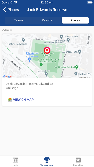 Oakleigh Cup Screenshot