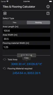 tiles and flooring calculator iphone screenshot 4