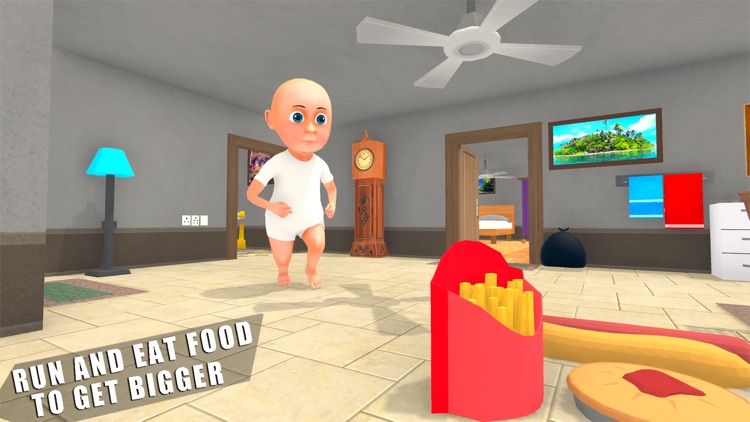 Giant Fat Baby Simulator 3D