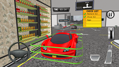 Drive Thru Super-Market: Modern City Car Shopping 3D screenshot 2