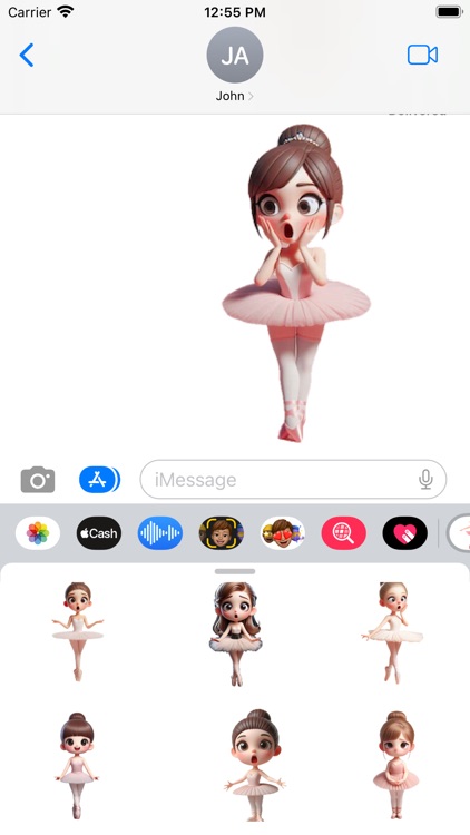 Ballerina Stickers screenshot-5