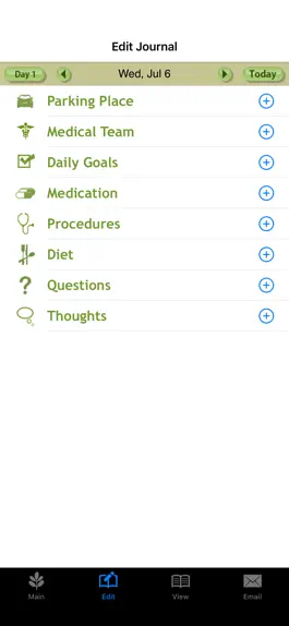 Game screenshot Patient Journal apk