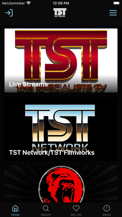 TST NETWORK Screenshot