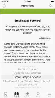 inspirations from hazelden iphone screenshot 4