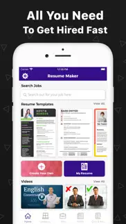 resume builder, resume creator iphone screenshot 3