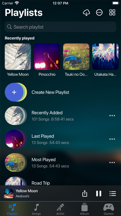 Screenshot #1 pour Audify Music Player