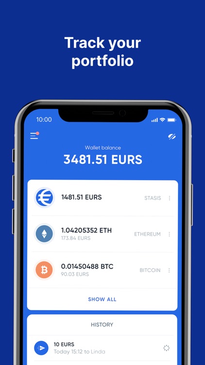 STASIS Stablecoin Wallet screenshot-0