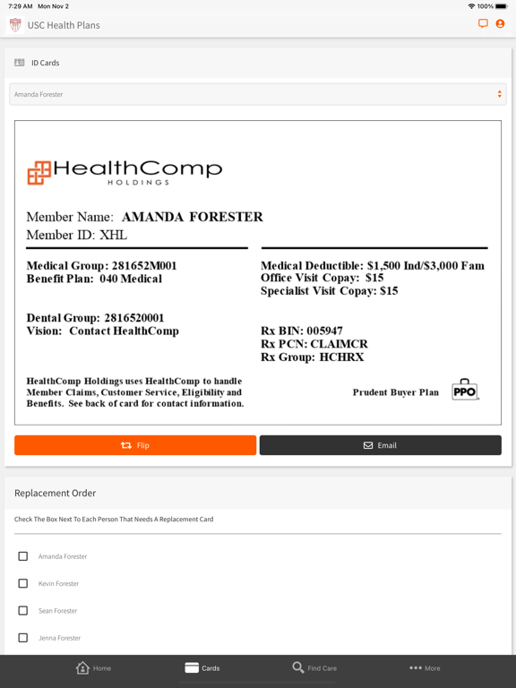 App screenshot