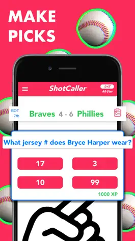 Game screenshot ShotCaller - Make Sports Picks apk