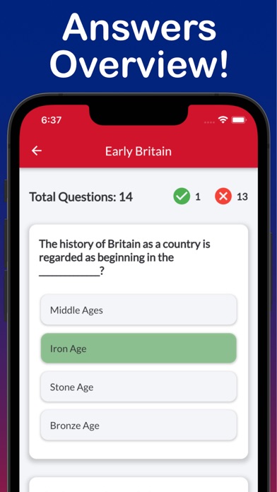 British Citizenship Test Screenshot