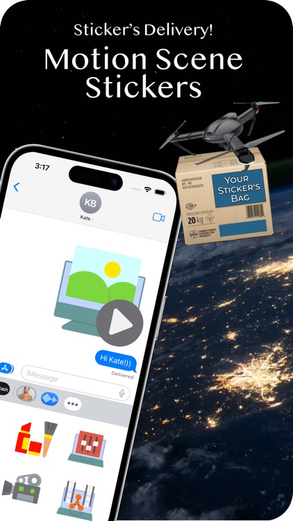 Motion Scene stickers