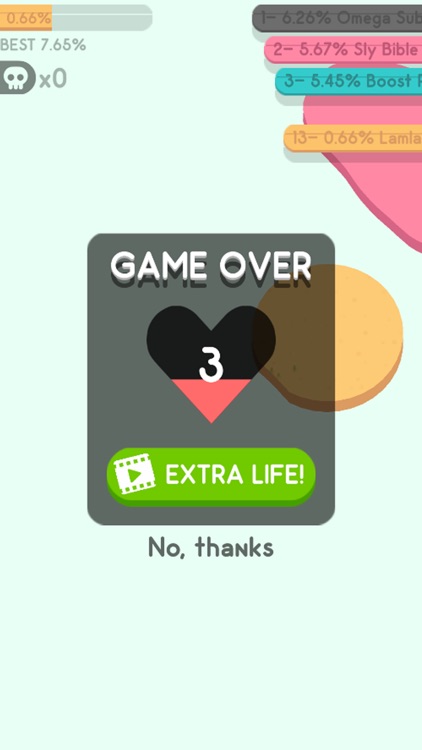 3D PaperIO - Pie battle ground